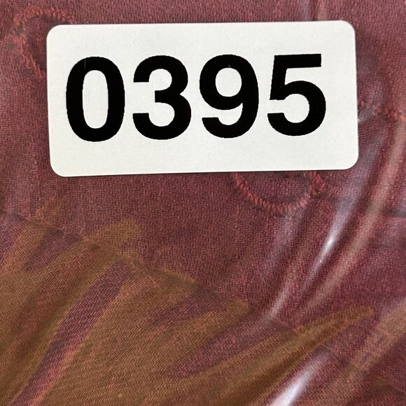 April Cornell Dress M Burgundy Cotton Maxi Floral Cottagecore Prairie Boho Y2K - Picture 9 of 9